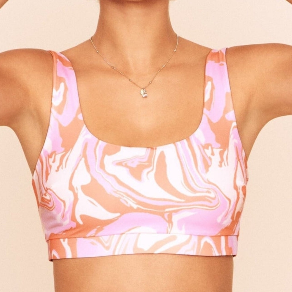 Earth Republic Reversible Square Neck Bikini Top